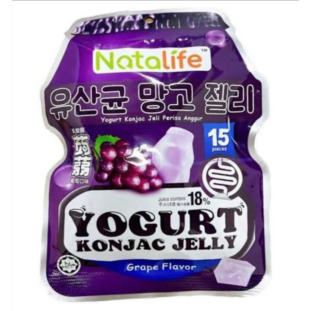 

Ay00! NATALIFE YOGURT KONJAC JELLY / APPLE / MANGO MANGGA / GRAPE 300g (20g x 15pcs)