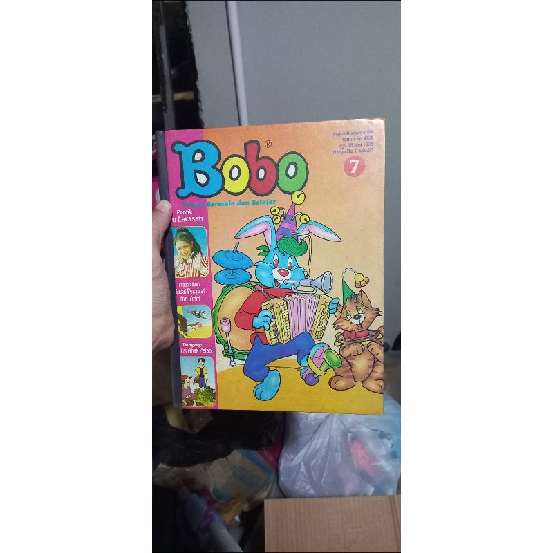Majalah buku anak Bobo 1995 Mentari Putera Harapan 1991 jadul
