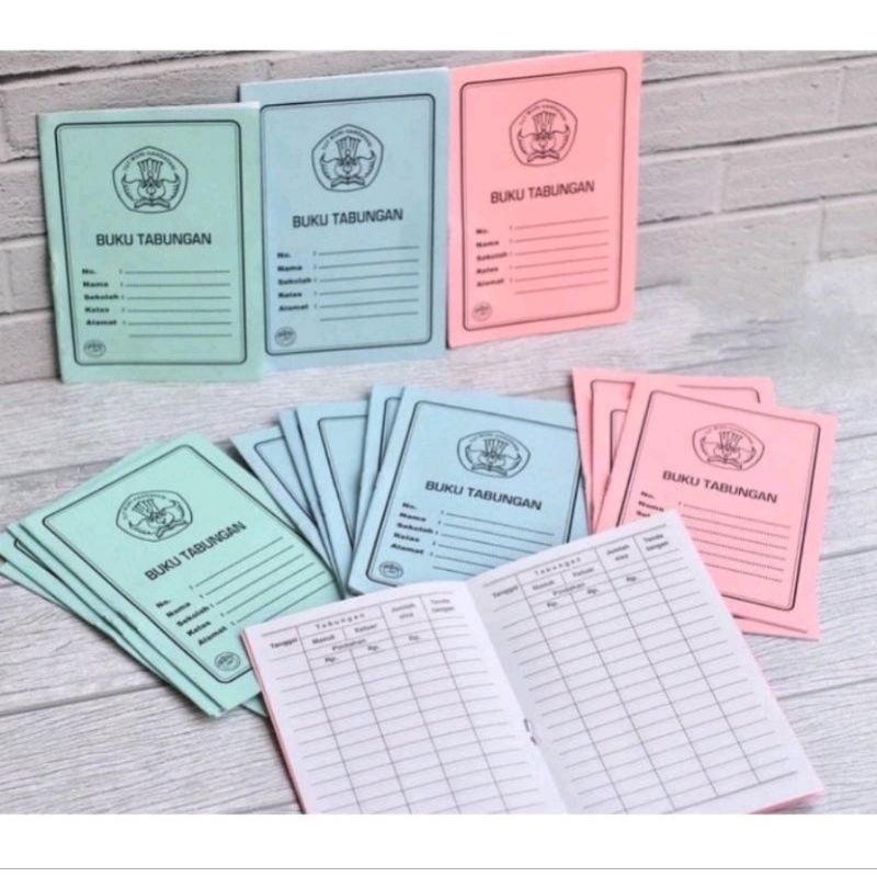 

BUKU TABUNGAN SISWA / BUKU TABUNGAN ANAK SEKOLAH GROSIR 50 PCS