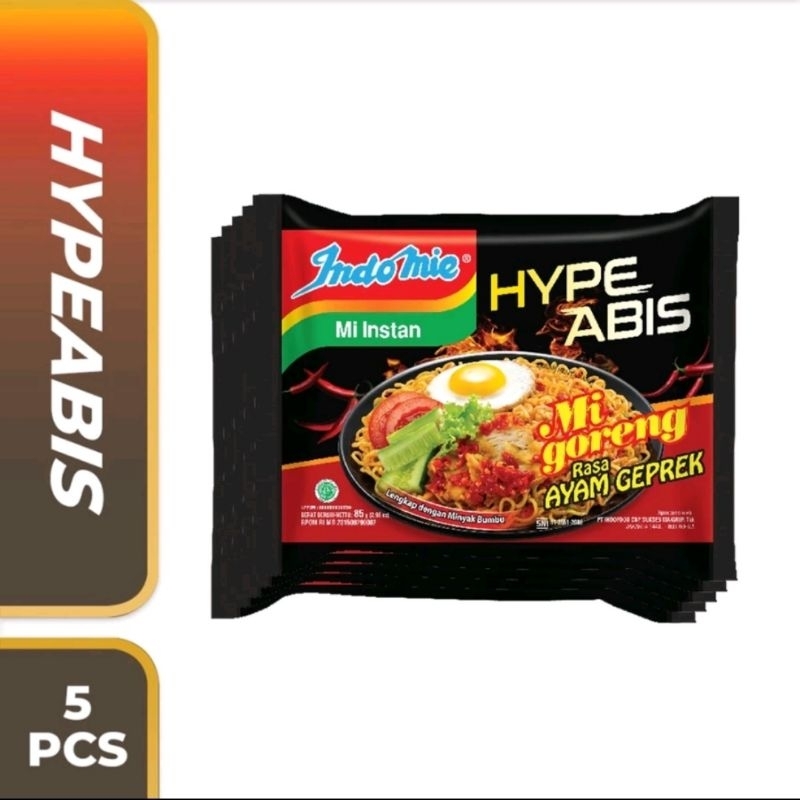 

Indomie Hypeabis Ayam Geprek isi 5 Pcs