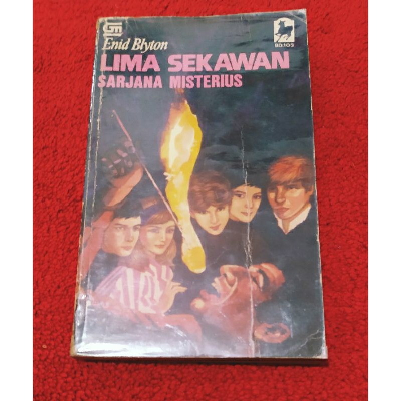 Novel Enid Blyton Lima Sekawan "Sarjana Misterius" ORI cover lama