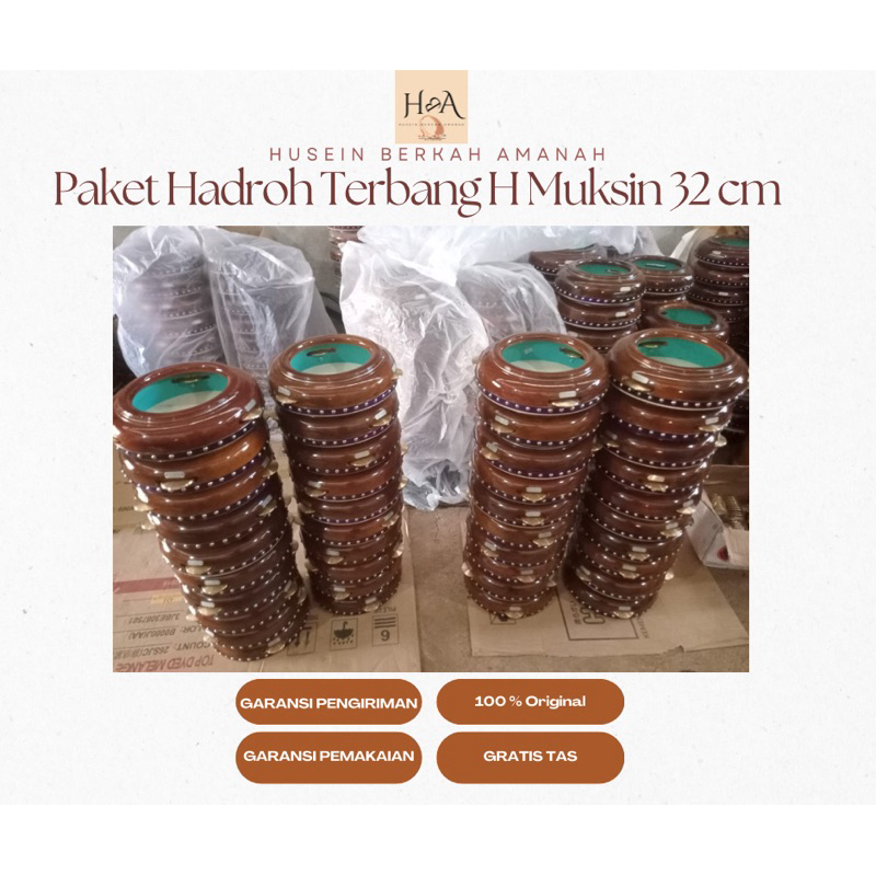 Paket Hadroh Terbang H muksin 32 cm 100% Asli