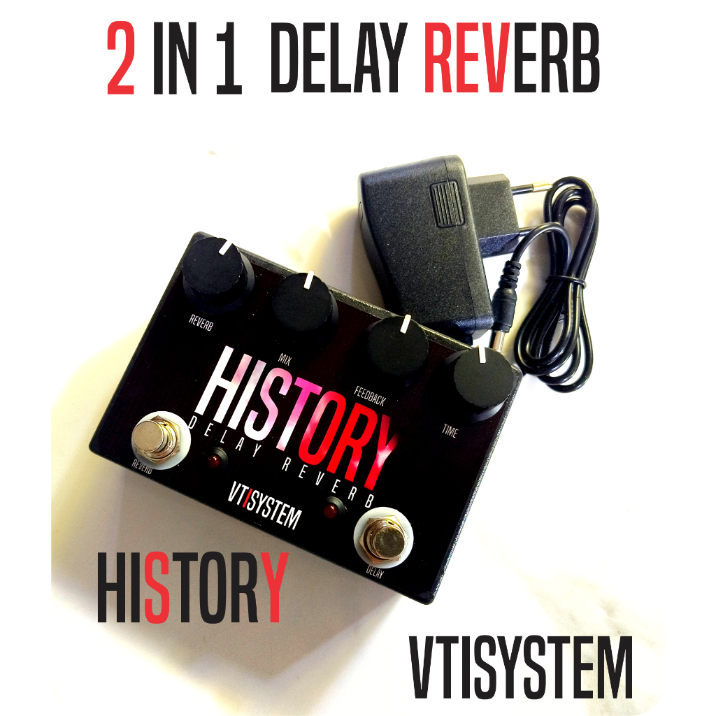 Efek gitar reverb delay history vtisystem