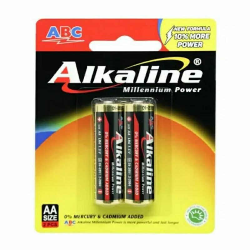 Baterai ABC ALKALINE AA A2 Baterai 1.5V Baru Bekas Batrai Batrei Baterei Batre Batere Battery Bateray Batray
