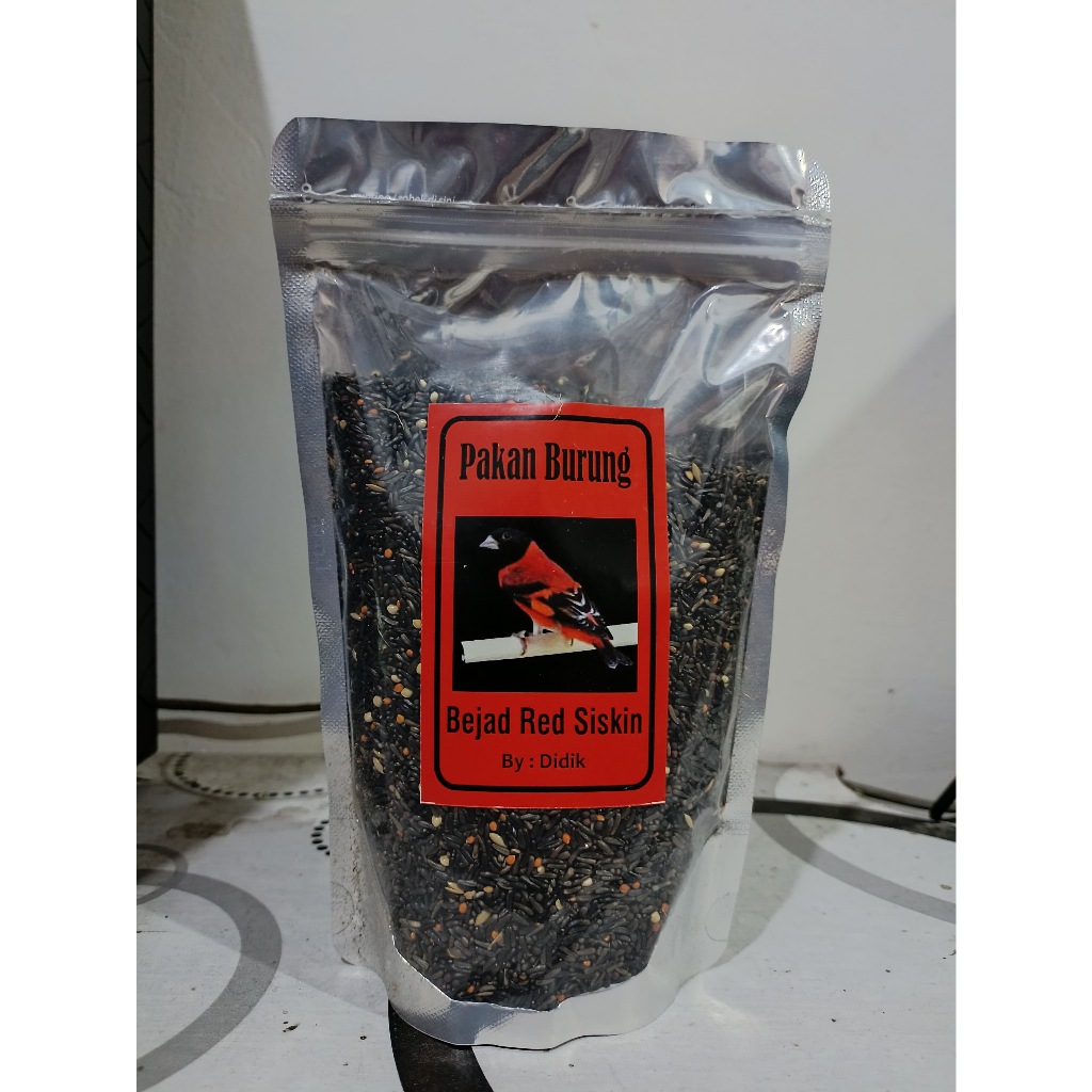 PAKAN BEJAD RED SISKIN 250GRAM PAKAN PENGGACOR BURUNG RED SISKIN
