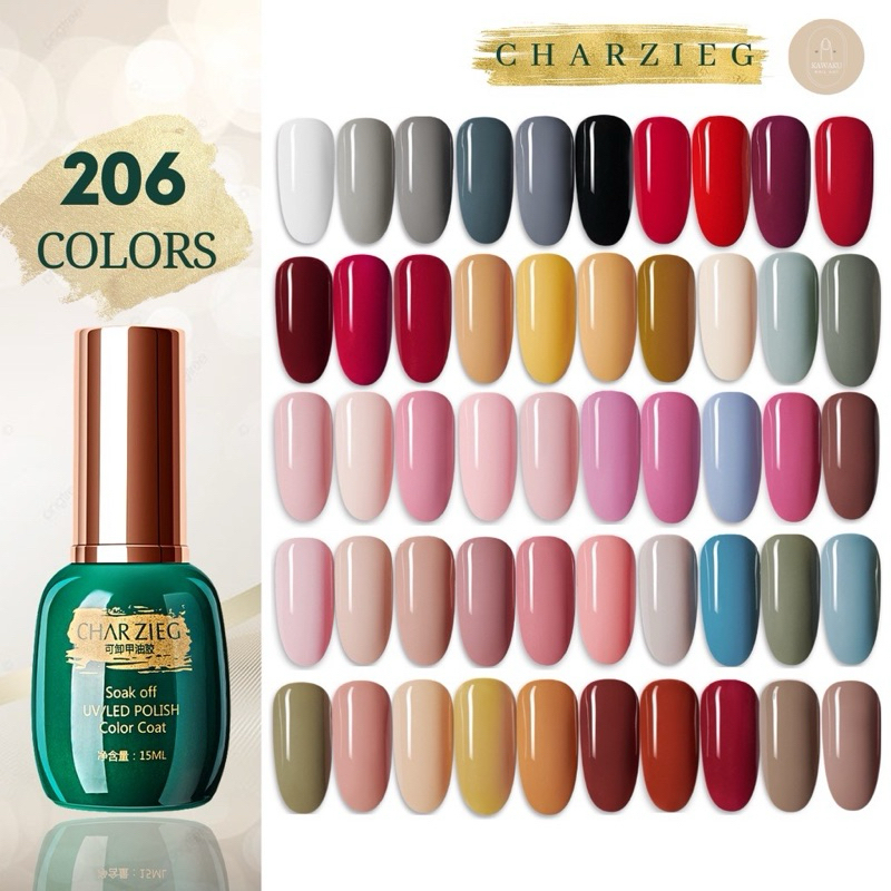 CHARZIEG 15ml Gel Polish / Kutek Gel / UV Gel Polish