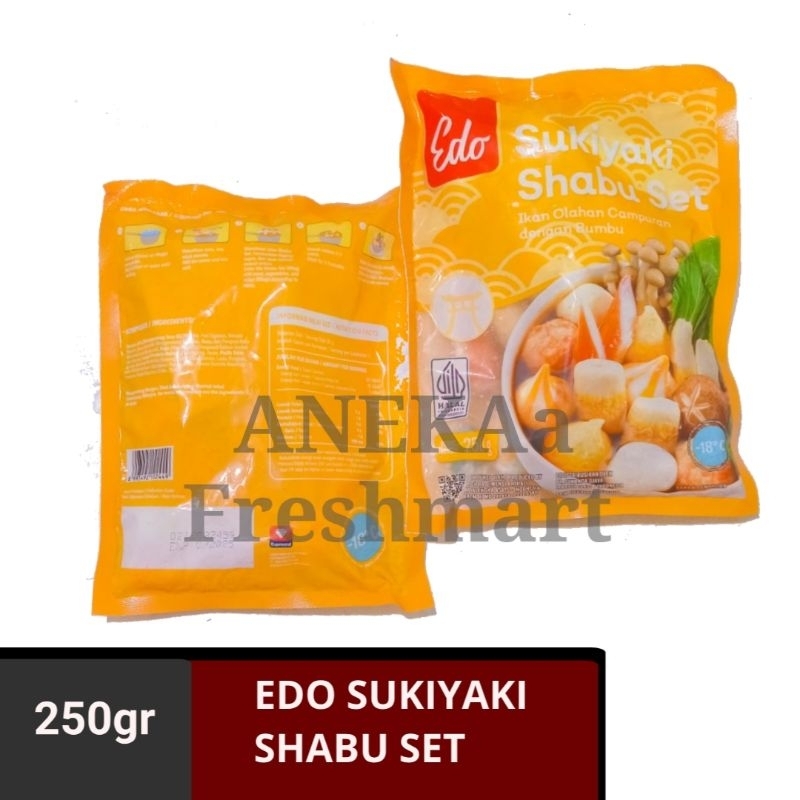 

EDO SHABU SET SUKIYAKI/TOMYUM 250GR BAKSO MIX STEAMBOAT CAMPUR