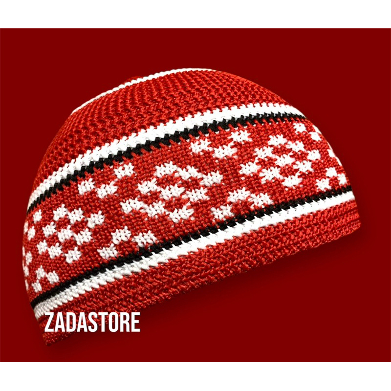 Peci Rajut Motif Terbaru Peci Rajut Turki Kopiah Sholat Peci Rajut Motif Murah