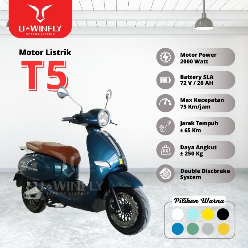 UWINFLY MOTOR LISTRIK T5