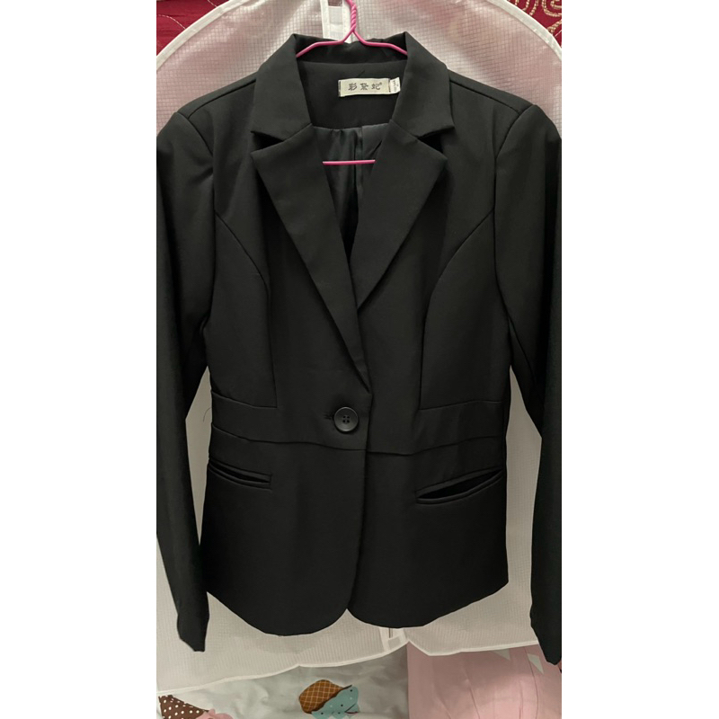 Jas Blazer Formal Wanita Preloved - Hitam Size S