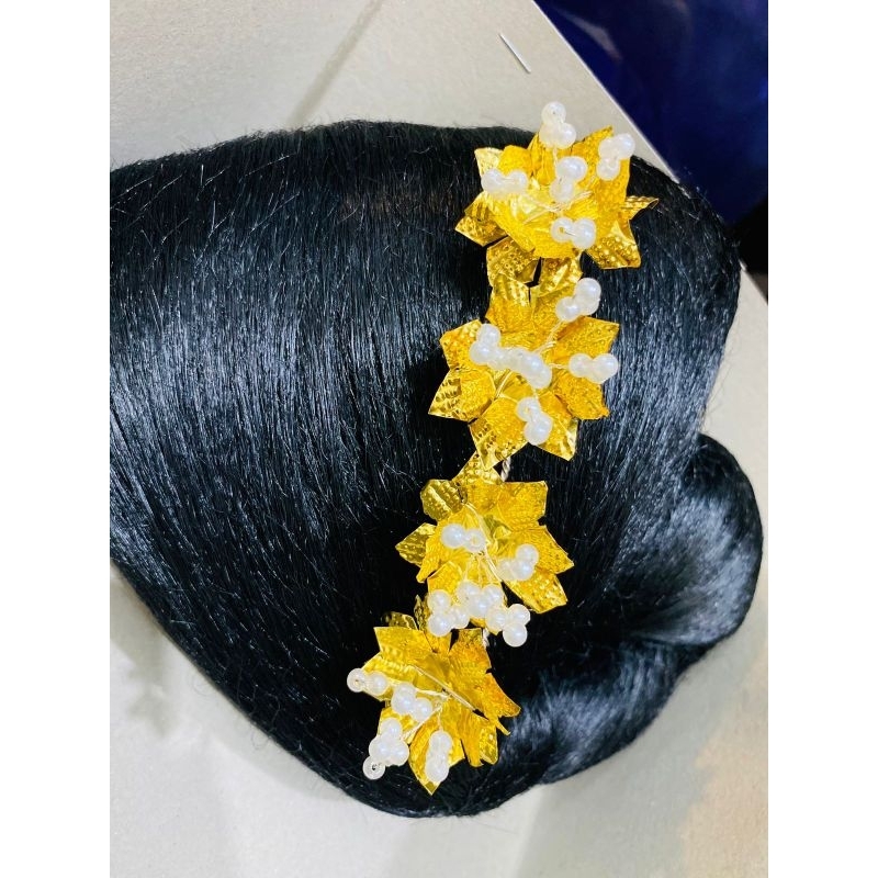 Semanggi Bali, hiasan rambut lapis emas
