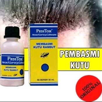 obat kutu peditox original 50 ml / obat kutu paling ampuh