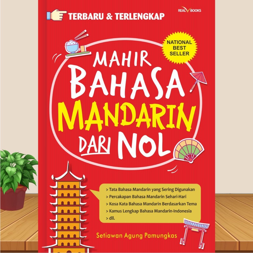 Buku Bahasa Mandarin : Mahir Bahasa Mandarin dari Nol
