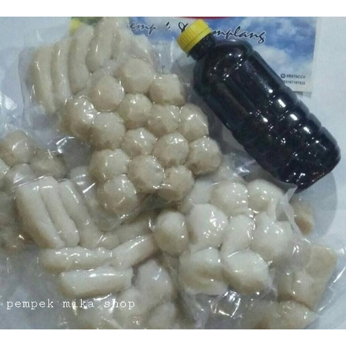 

pempek ikan palembang campur mih isi 15