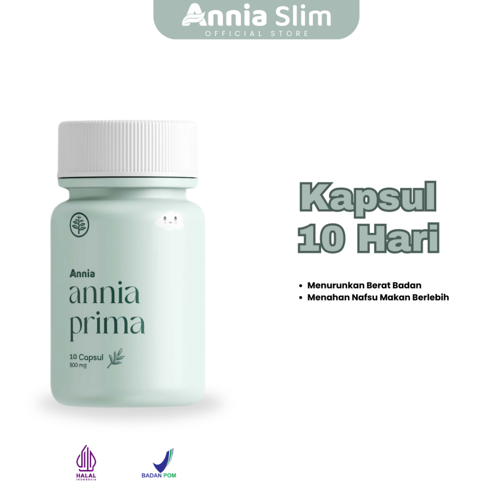 CAPSUL PRIMA ANNIA DIET 10 HARI  DIET HERBAL