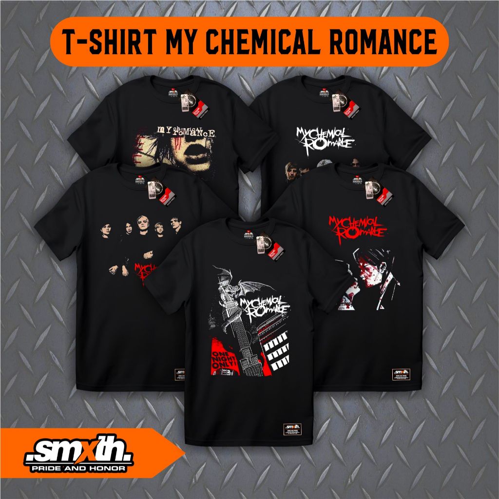 T-Shirt Music MY CHEMICAL ROMANCE - Kaos Musik MY CHEMICAL ROMANCE