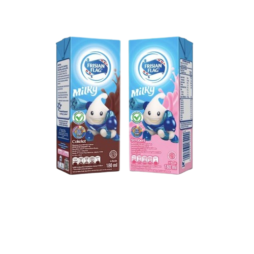 

Frisian Flag Susu UHT Milky 180ml Coklat & Stoberi