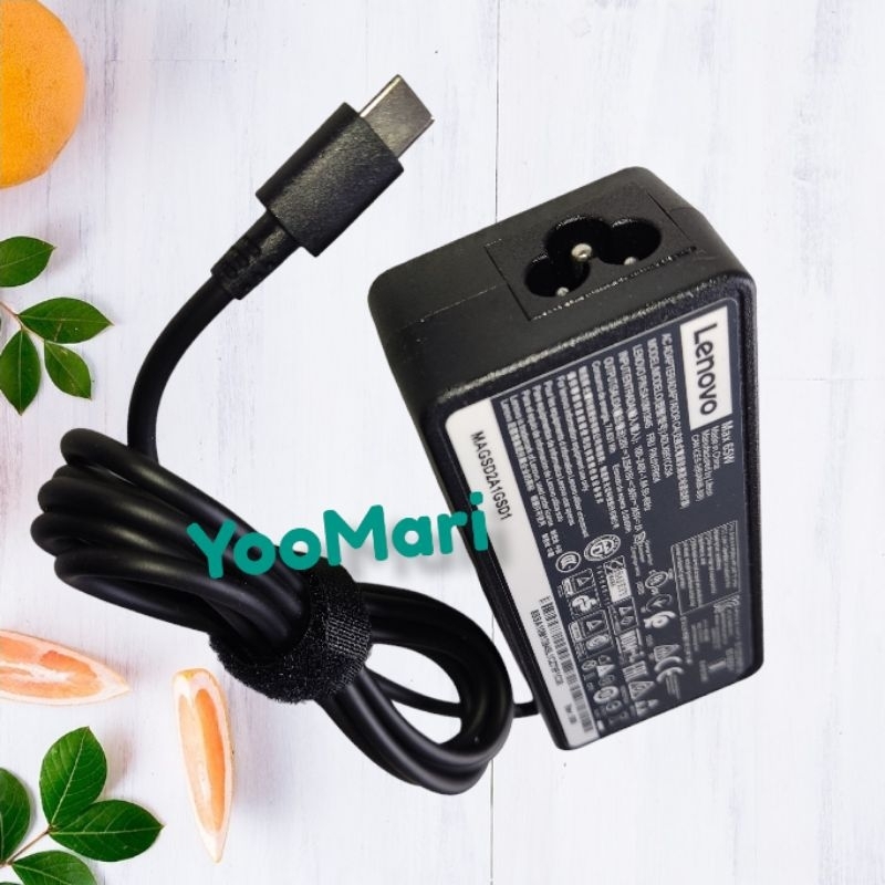 Adaptor Charger Lenovo Type-C Original