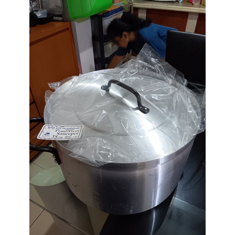 panci stainless / panci bima 38cm almunium