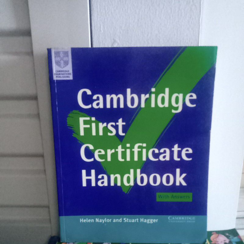 

buku cambridge first certificate handbook with answers helen naylor and stuart hagger cambridge buku bekas original