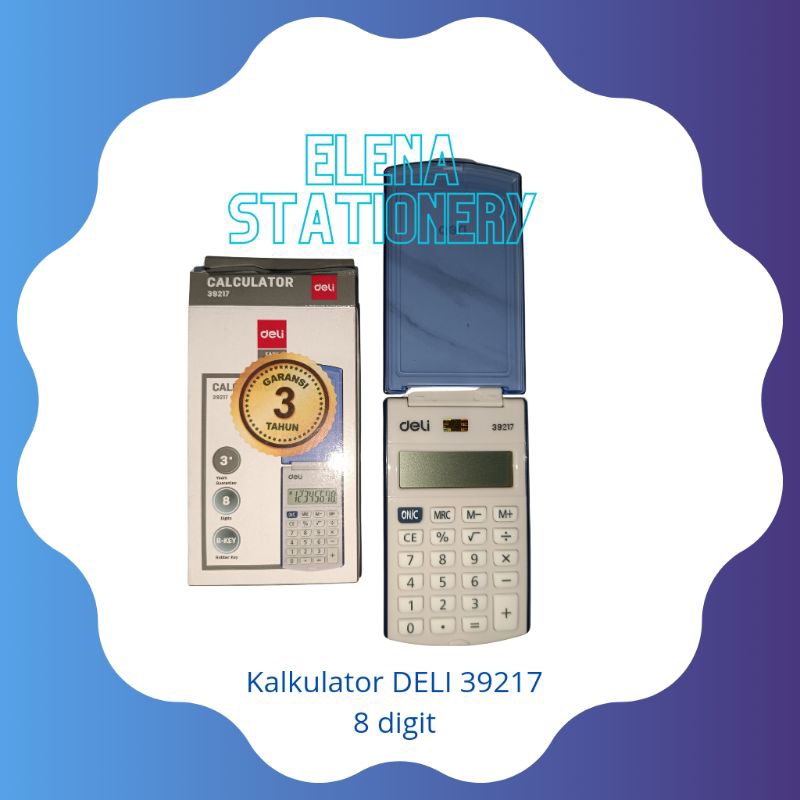 

kalkulator deli 39217 8 digit/calculator deli 8 digit