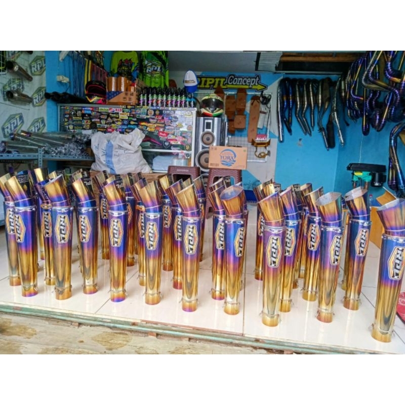 SILINCER DIAMON ONLY VIXION SATRIA FU CBR CB SONIC ORI RPL RACING EXHAUST