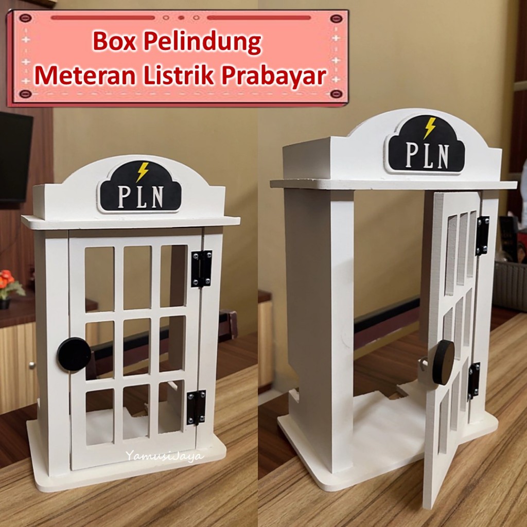 Box Pelindung Meteran Listrik PLN Warna Putih l Dekorasi Rumah Cantik Aesthetic