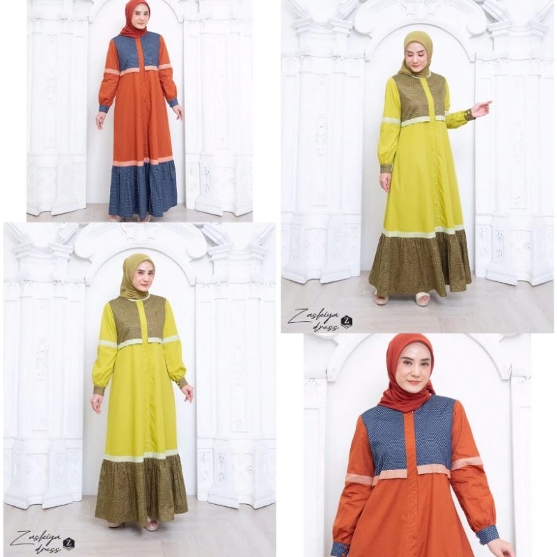 ZASKIYA DRESS ZALIFA ORIGINAL