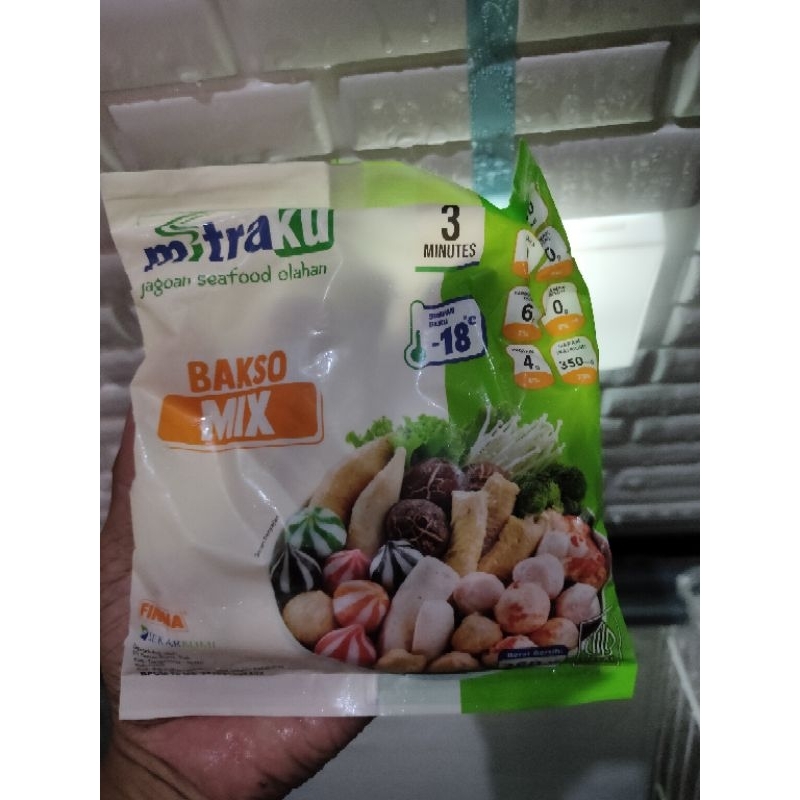 

mitraku bakso seafood mix 250 gram