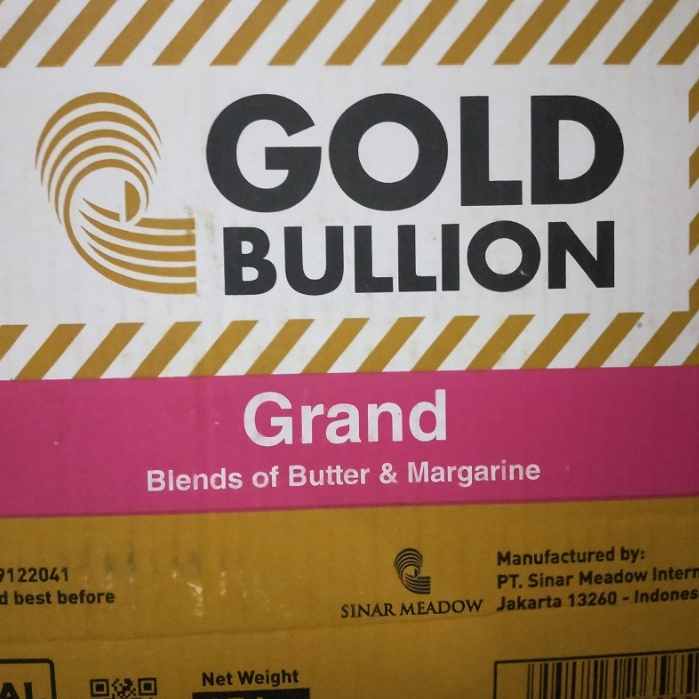 

Gold Bullion | Grand | Butter Margarine Blend | 250 Gram (Repack)