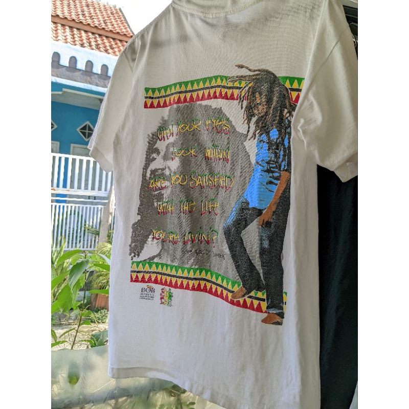 t-shirt vintage bob marley