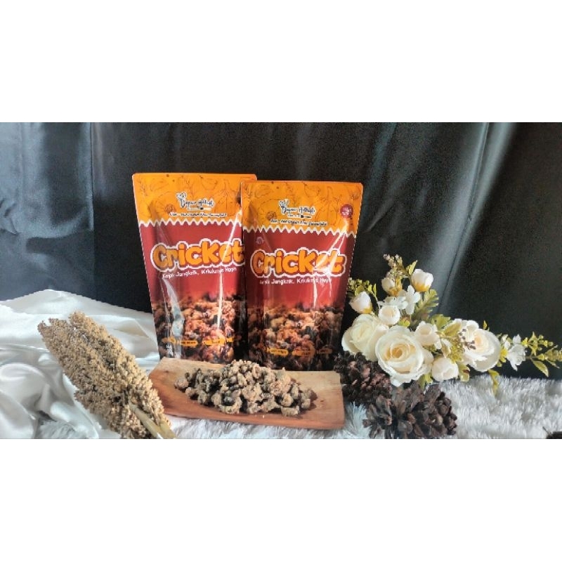 

Cricket - Keripik Jangkrik -Cemilan Ekstrim - Oleh Oleh Khas Gunungkidul