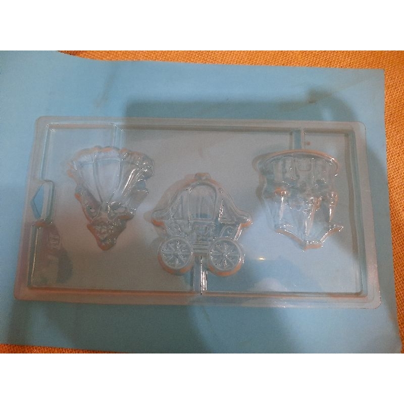 cetakan coklat mika 117 putri kereta kencana dan kerajaan lolipop