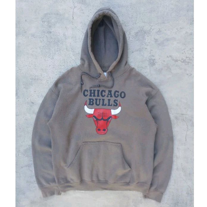 HOODIE CHICAGO BULLS SECOND | VINTAGE CHICAGO BULLS | VINTAGE GILDAN