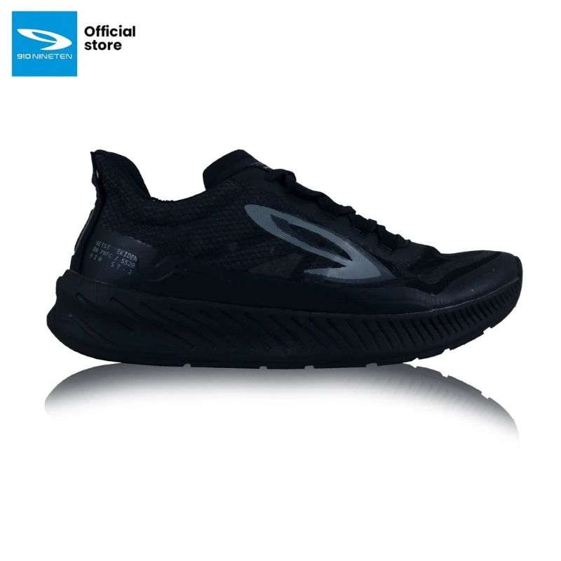 Sepatu Running 910Nineten GEIST EKIDEN BLACK/BLACK free kaos kaki COD
