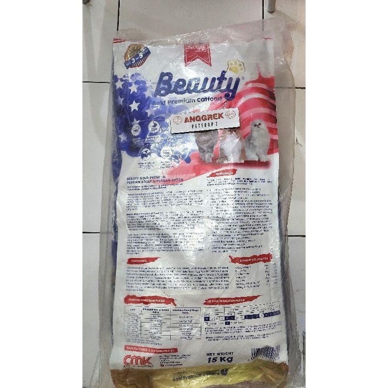 Beauty Gold Cat Food 15kg