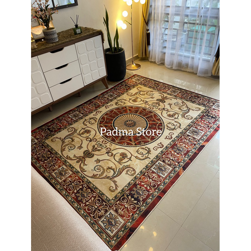 KARPET 3D SIZE 3D 260x180 & 210x160 / KARPET ANTI SLIP / KARPET RUANG TAMU