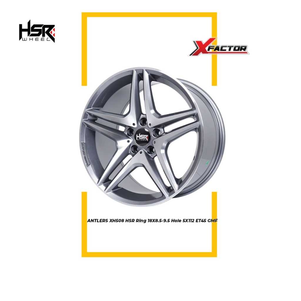 VELG MOBIL HSR R18 HSR ANTLERS R18X8,5/9,5 H5X112 ET45 GMF