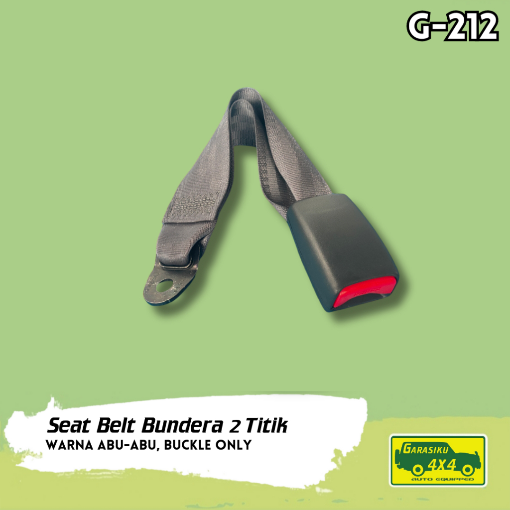 BELT ASSY DUA TITIK FRONT ABU ABU ORIGINAL (BUCKLE)