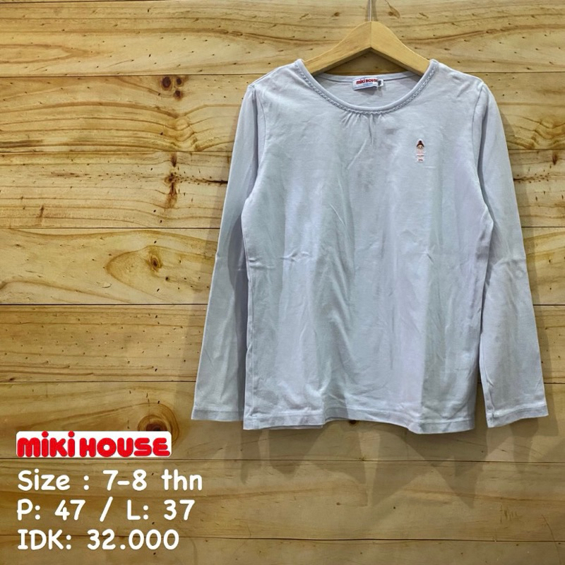 kaos anak miki house size 7-8 tahun