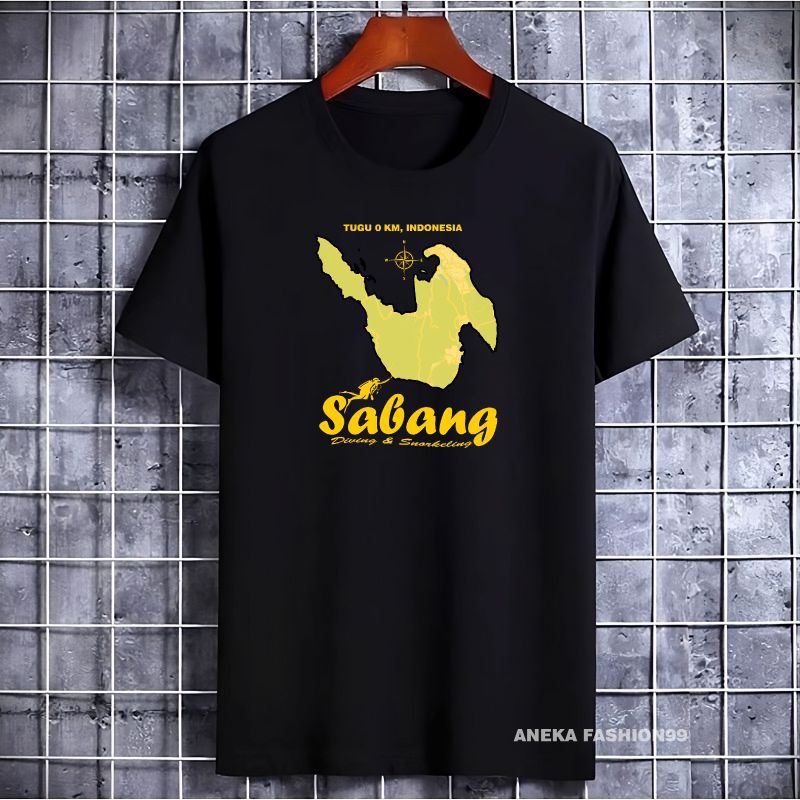 KAOS DISTRO DEWASA TUGU 0 KM INDONESIA SABANG KAOS MURAH KAOS UNISEX