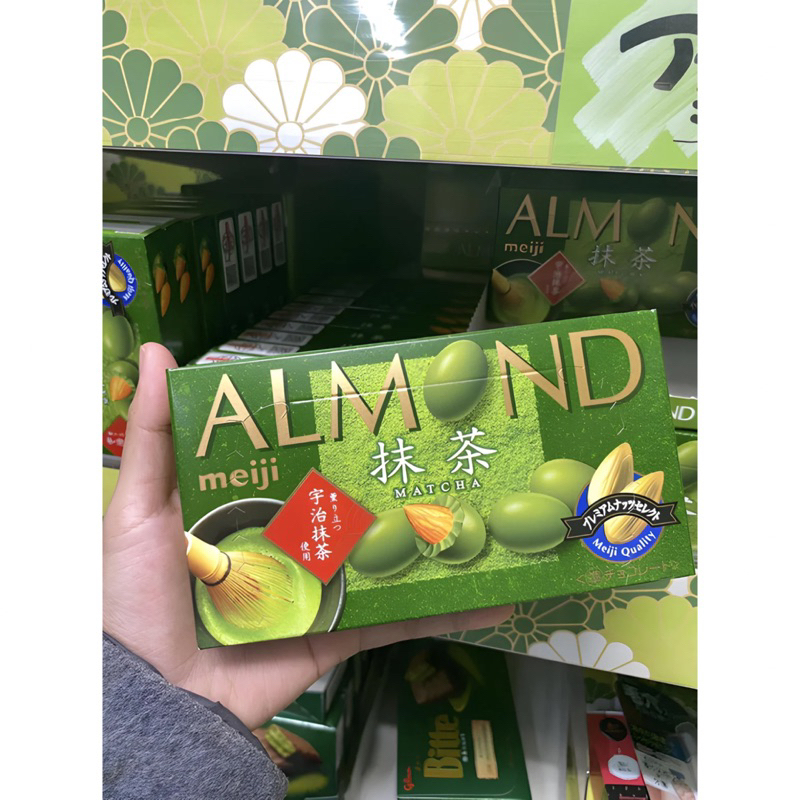 

COKLAT MEIJI ALMOND MATCHA - COKLAT JEPANG