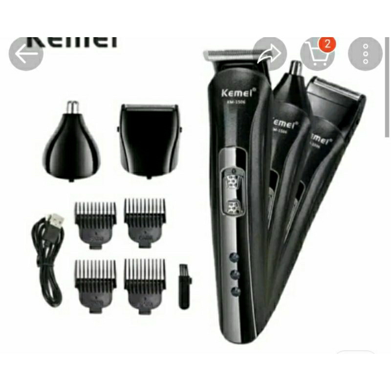 Clipper kemei km 1506 alat mesin cukur