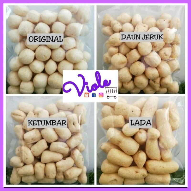 

KERUPUK AMPLANG KHAS KETAPANG 80G DDSHOP ANEKA RASA READY STOK KALBAR