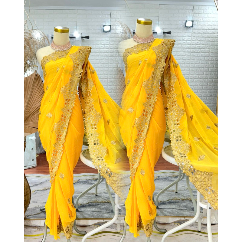 [COD ] [new Arrival  SARI INDIA KHUSI ORIGINAL