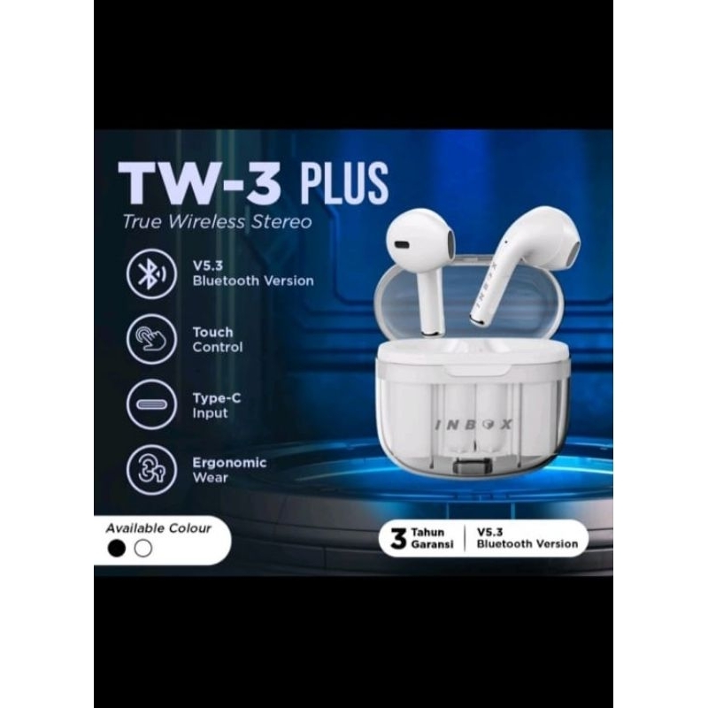 TW3 PLUS INBOX TWS headset bluetooth tws handsfree tws TW-3 earphone bluetooth henset wireless