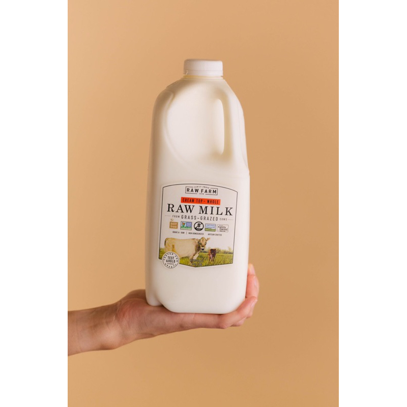 

Grass Grazed Raw Cow Milk by Raw Farm