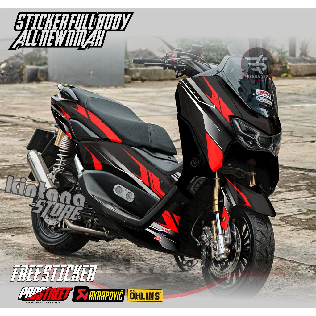 Decal Stiker Motor Decal Nmax 2020 2021 2022 ALL NEW NMAX STICKER VARIASI MOTOR YAMAHA NMAX TERBARU