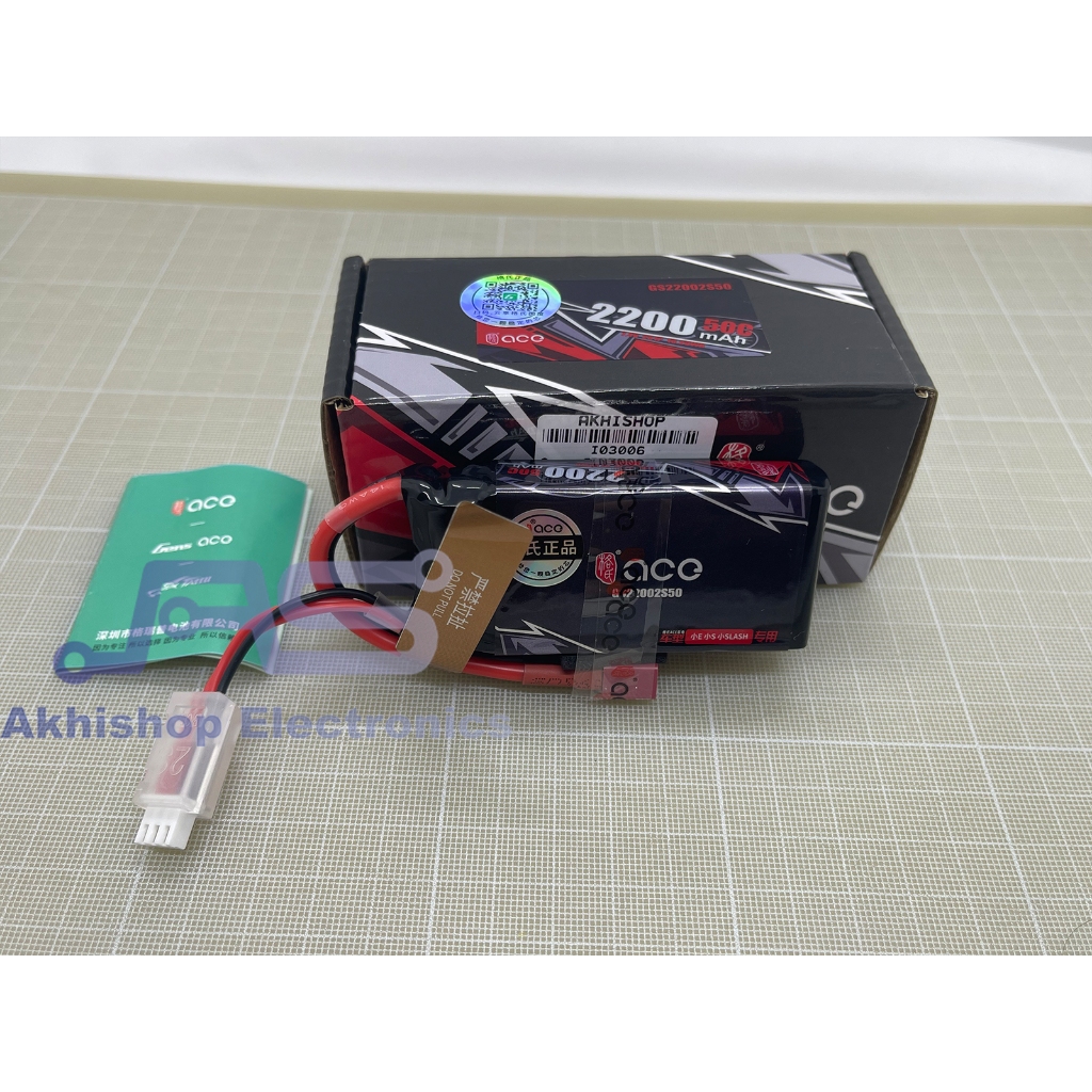 ACE RC Car Model Lipo Battery 2200mah 2S 3S 50C XT60 T Plug