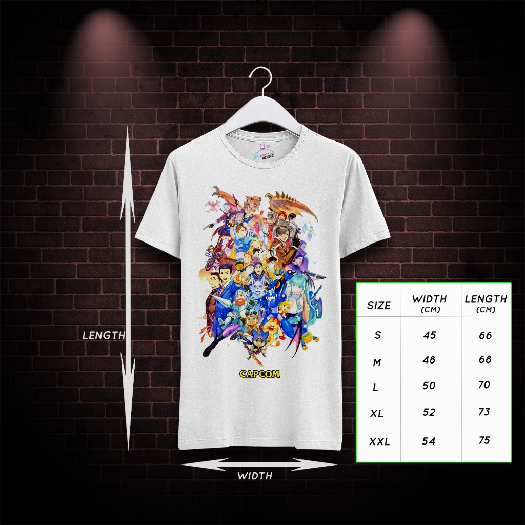 UN002 KAOS CAPCOM 40 YEARS PREMIUM T-SHIRT